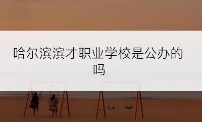 哈尔滨滨才职业学校是公办的吗