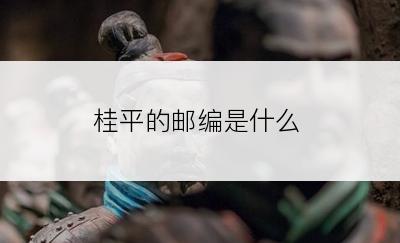 桂平的邮编是什么