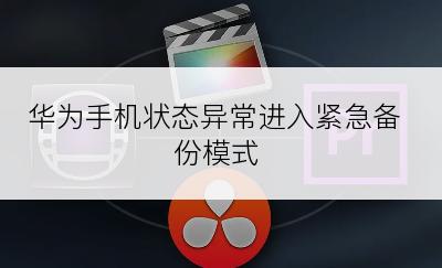 华为手机状态异常进入紧急备份模式