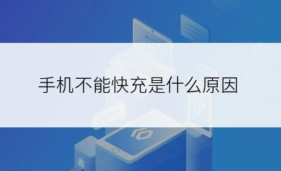 手机不能快充是什么原因