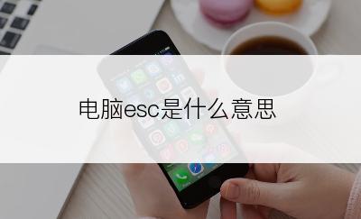 电脑esc是什么意思