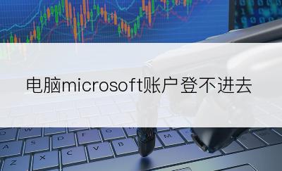 电脑microsoft账户登不进去