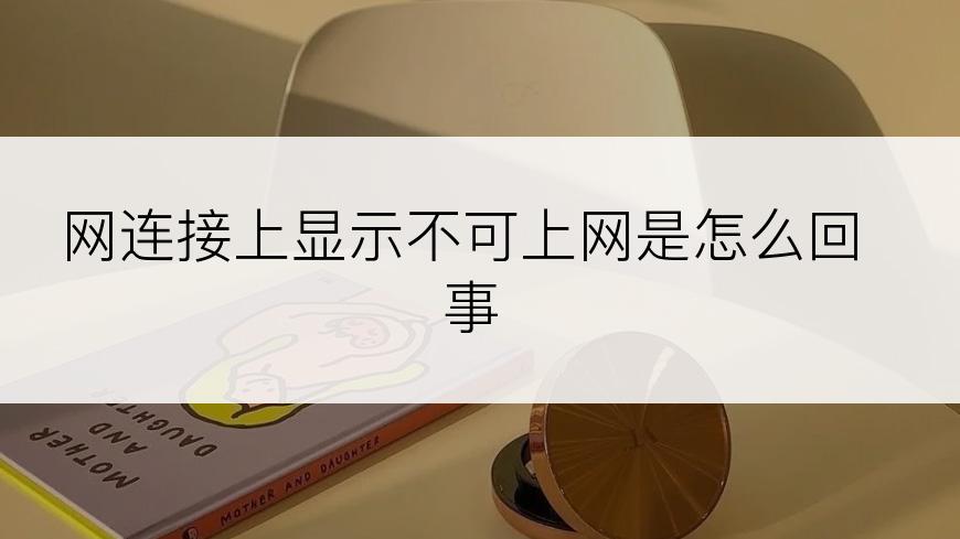 网连接上显示不可上网是怎么回事