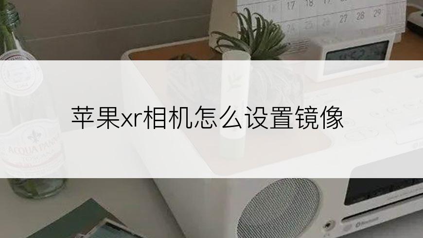 苹果xr相机怎么设置镜像