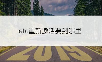 etc重新激活要到哪里