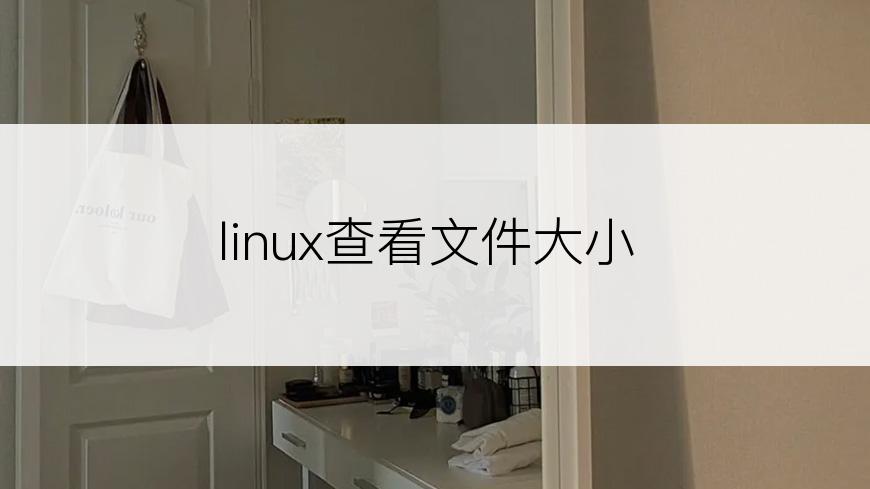 linux查看文件大小