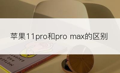 苹果11pro和pro max的区别