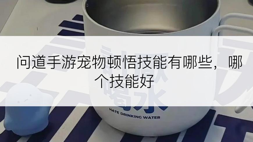 问道手游宠物顿悟技能有哪些，哪个技能好