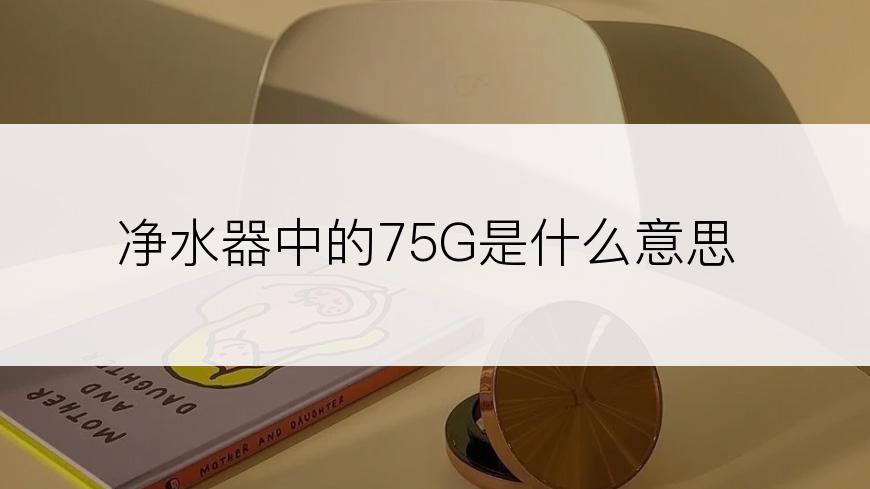 净水器中的75G是什么意思