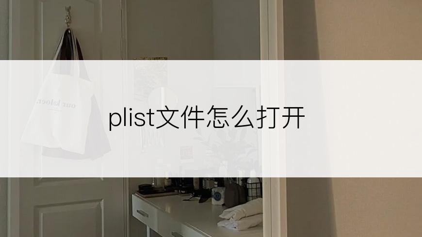 plist文件怎么打开