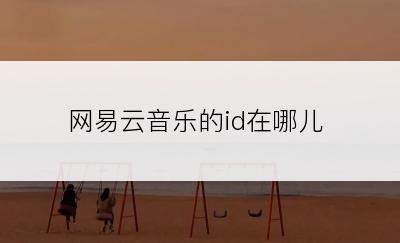 网易云音乐的id在哪儿