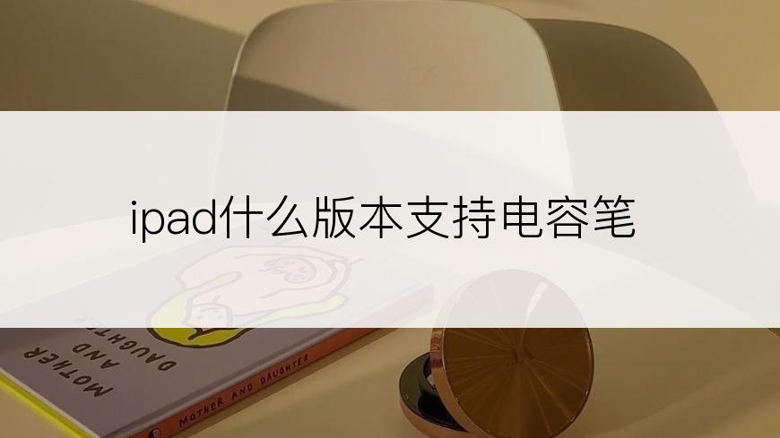 ipad什么版本支持电容笔