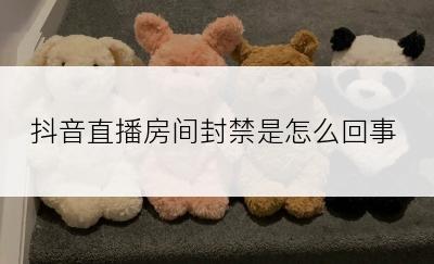 抖音直播房间封禁是怎么回事