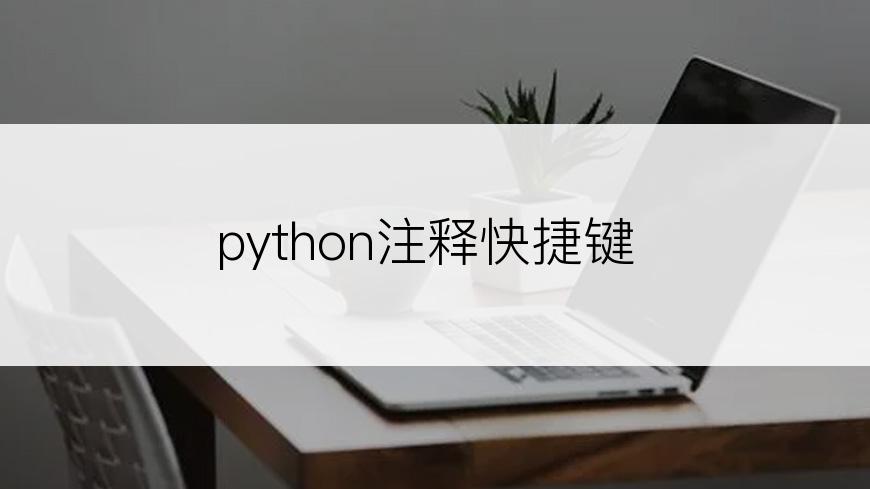 python注释快捷键