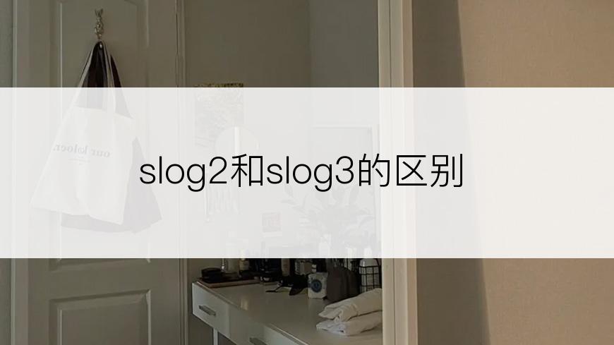 slog2和slog3的区别