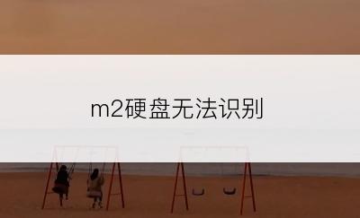 m2硬盘无法识别