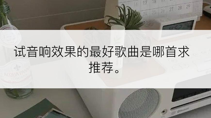 试音响效果的最好歌曲是哪首求推荐。