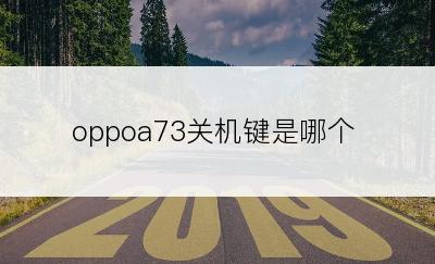 oppoa73关机键是哪个