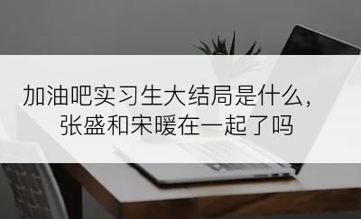 加油吧实习生大结局是什么，张盛和宋暖在一起了吗