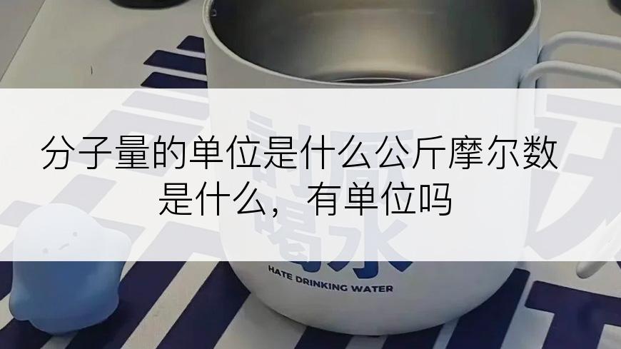 分子量的单位是什么公斤摩尔数是什么，有单位吗