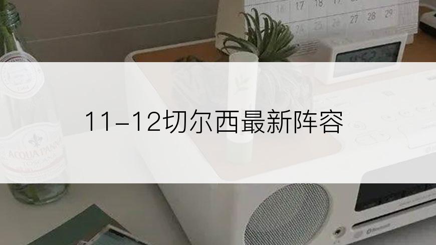 11-12切尔西最新阵容