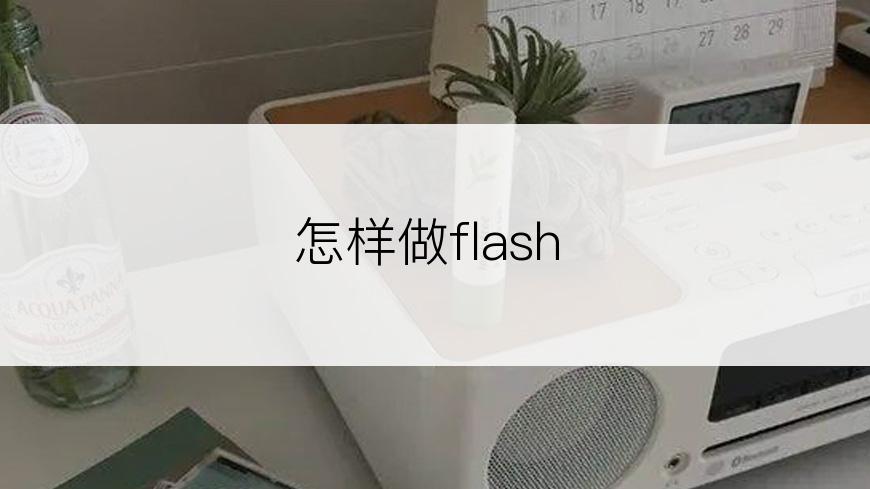 怎样做flash