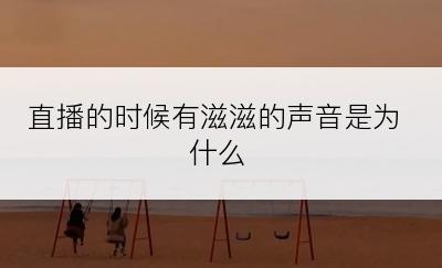 直播的时候有滋滋的声音是为什么