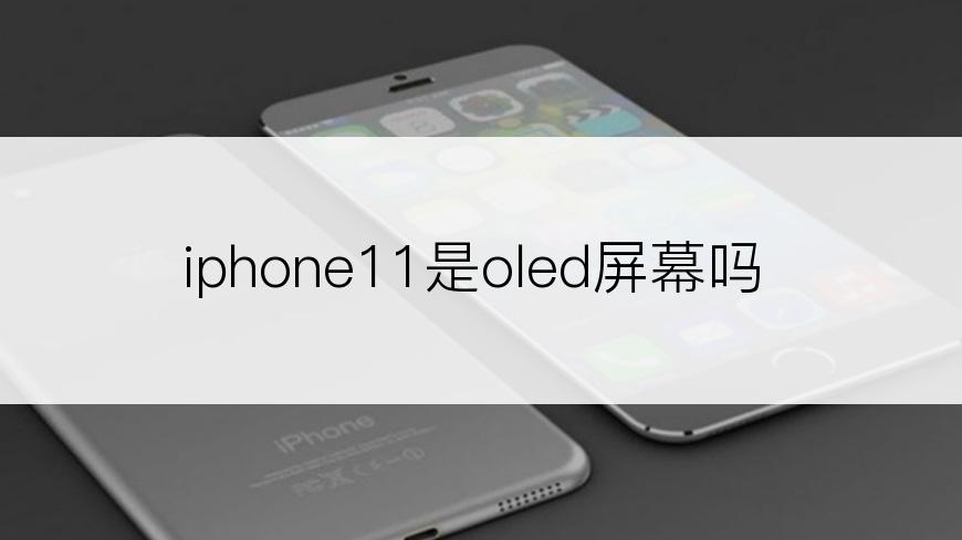 iphone11是oled屏幕吗