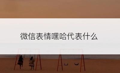 微信表情嘿哈代表什么