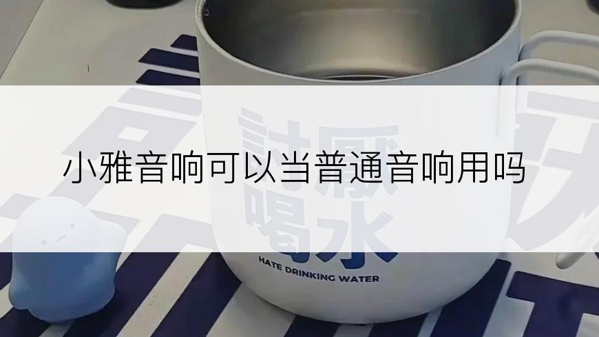 小雅音响可以当普通音响用吗