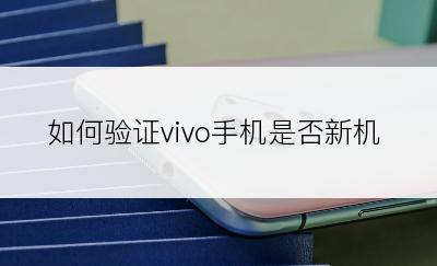 如何验证vivo手机是否新机