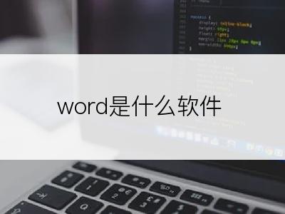 word是什么软件