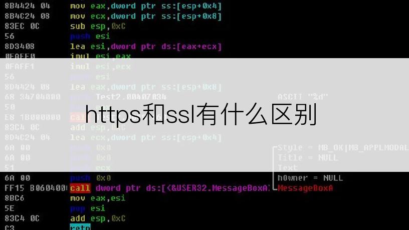 https和ssl有什么区别