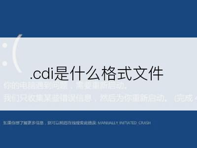 .cdi是什么格式文件