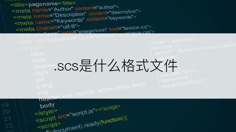 .scs是什么格式文件