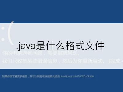 .java是什么格式文件