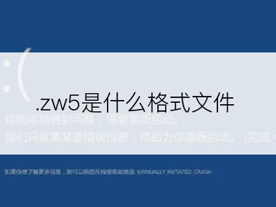 .zw5是什么格式文件