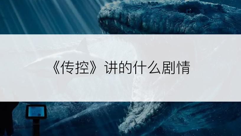 《传控》讲的什么剧情