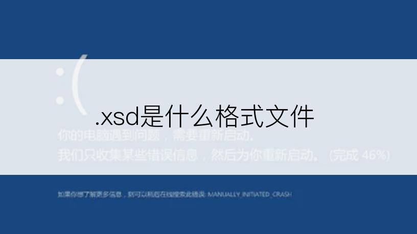 .xsd是什么格式文件