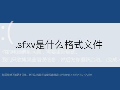 .sfxv是什么格式文件