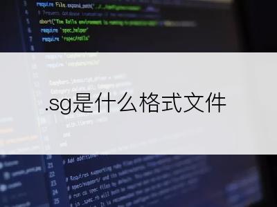 .sg是什么格式文件