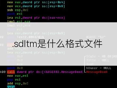 .sdltm是什么格式文件