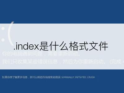 .index是什么格式文件