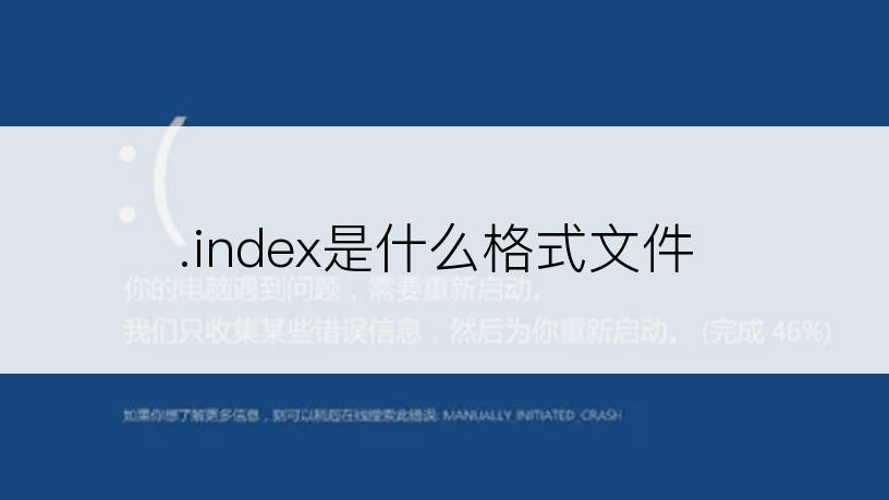 .index是什么格式文件