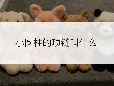 小圆柱的项链叫什么