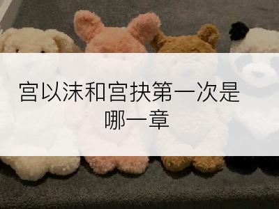 宫以沫和宫抉第一次是哪一章