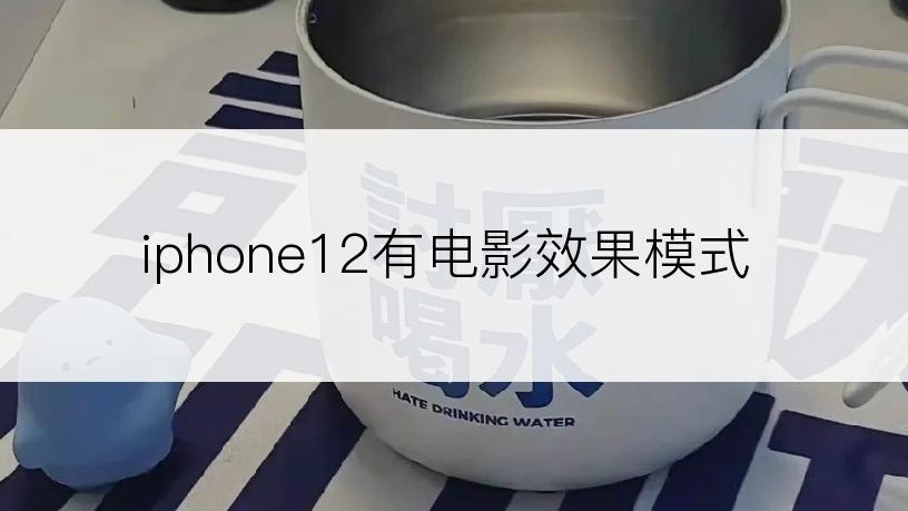 iphone12有电影效果模式