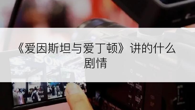 《爱因斯坦与爱丁顿》讲的什么剧情