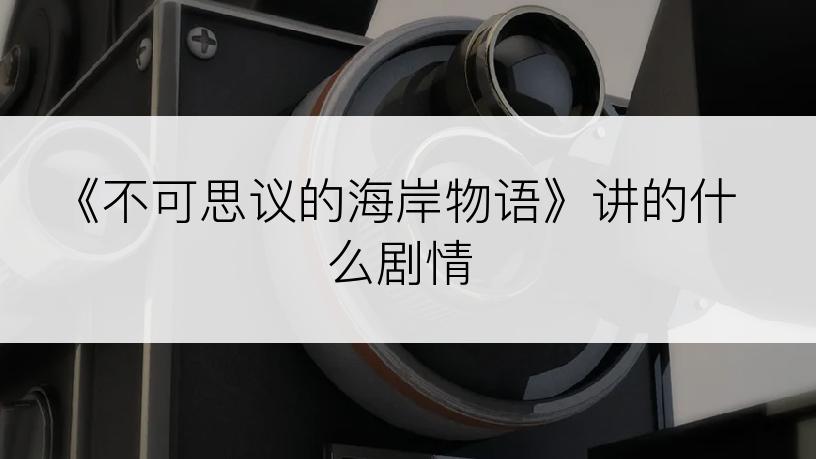 《不可思议的海岸物语》讲的什么剧情