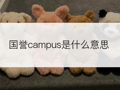 国誉campus是什么意思